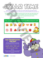 Zaky's 2023 Ramadan Activity Book + Zaky's Colouring Pencils