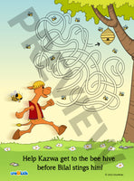 Zaky's 2023 Ramadan Activity Book + Zaky's Colouring Pencils