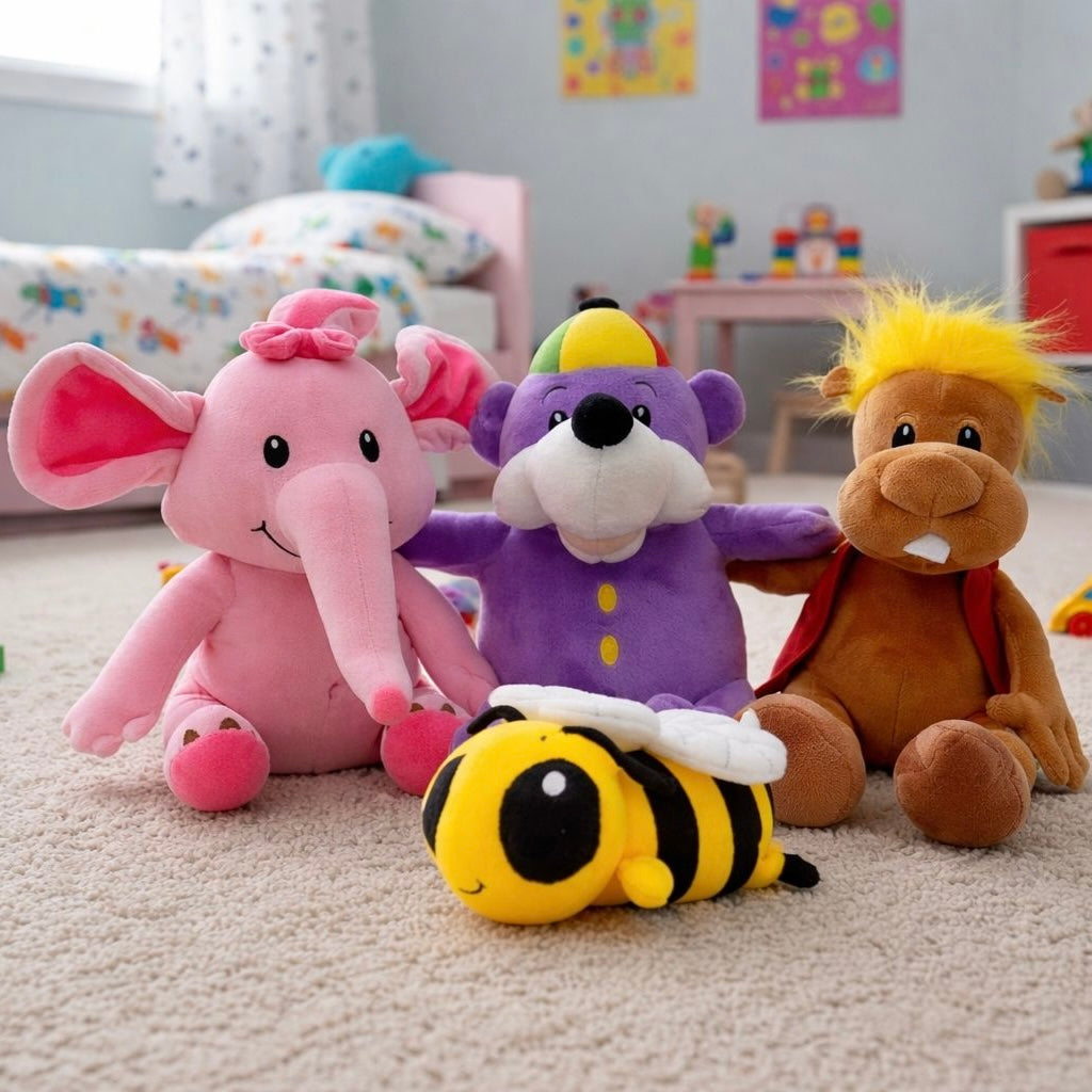Zaky, Kazwa, Nadeen & Bilal Plush Toy Set