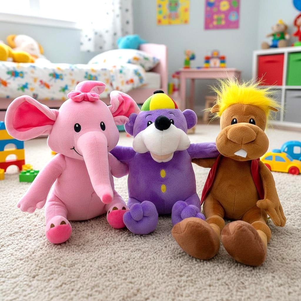 Zaky, Kazwa & Nadeen Plush Toy Set