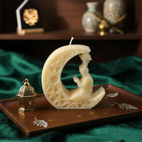 Islamic Crescent Moon Prayer Candle