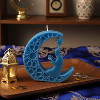 Islamic Crescent Moon Prayer Candle