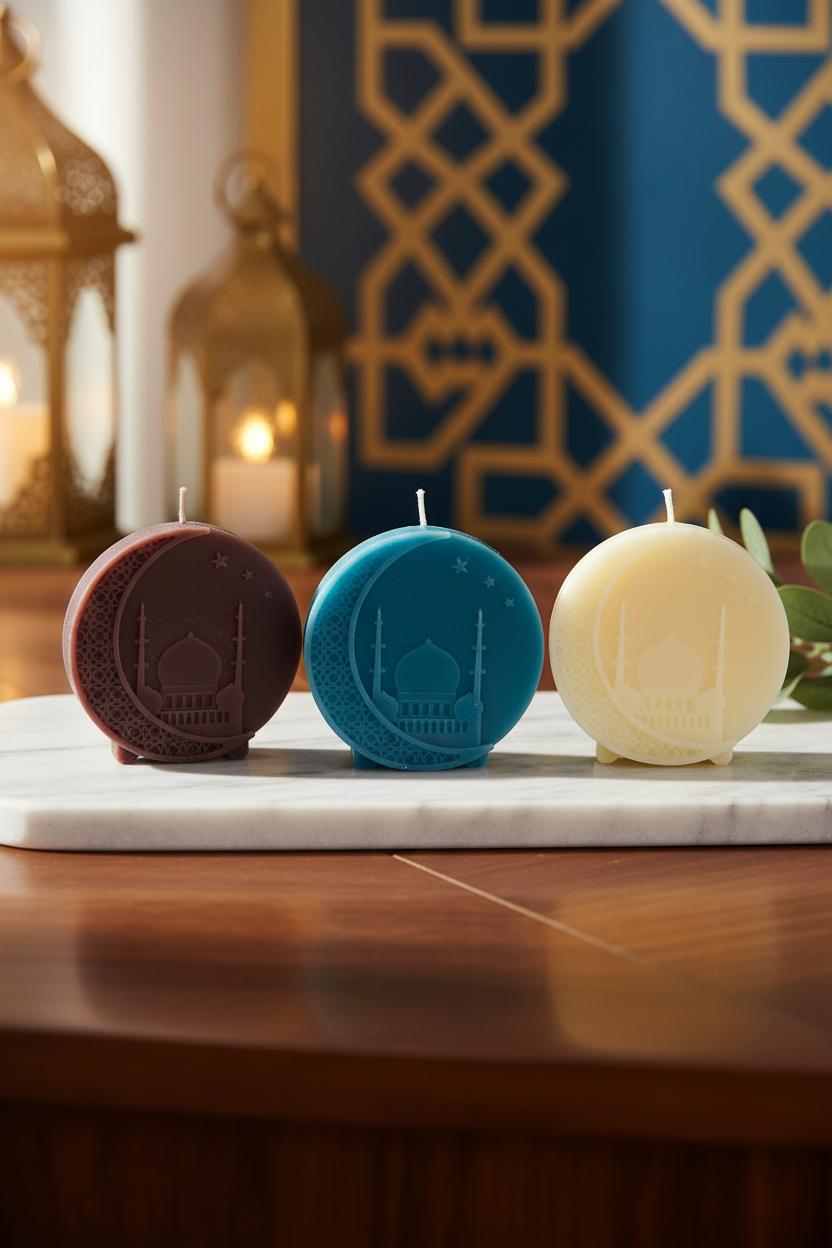 Mosque Round Candle