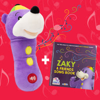 Sing Along With Zaky Toy + Lyric Book
