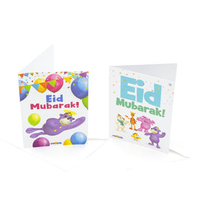 Two Zaky Eid Greeting Cards