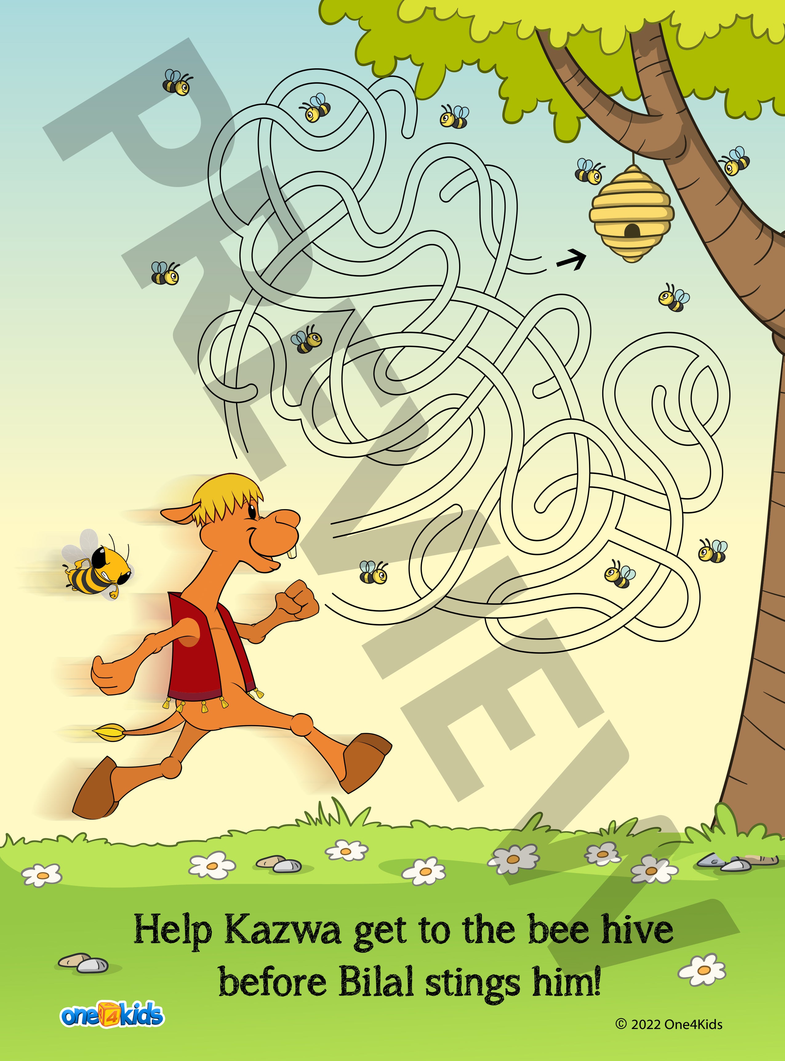 Zaky's Ramadan Activity Book + Colouring Pencils